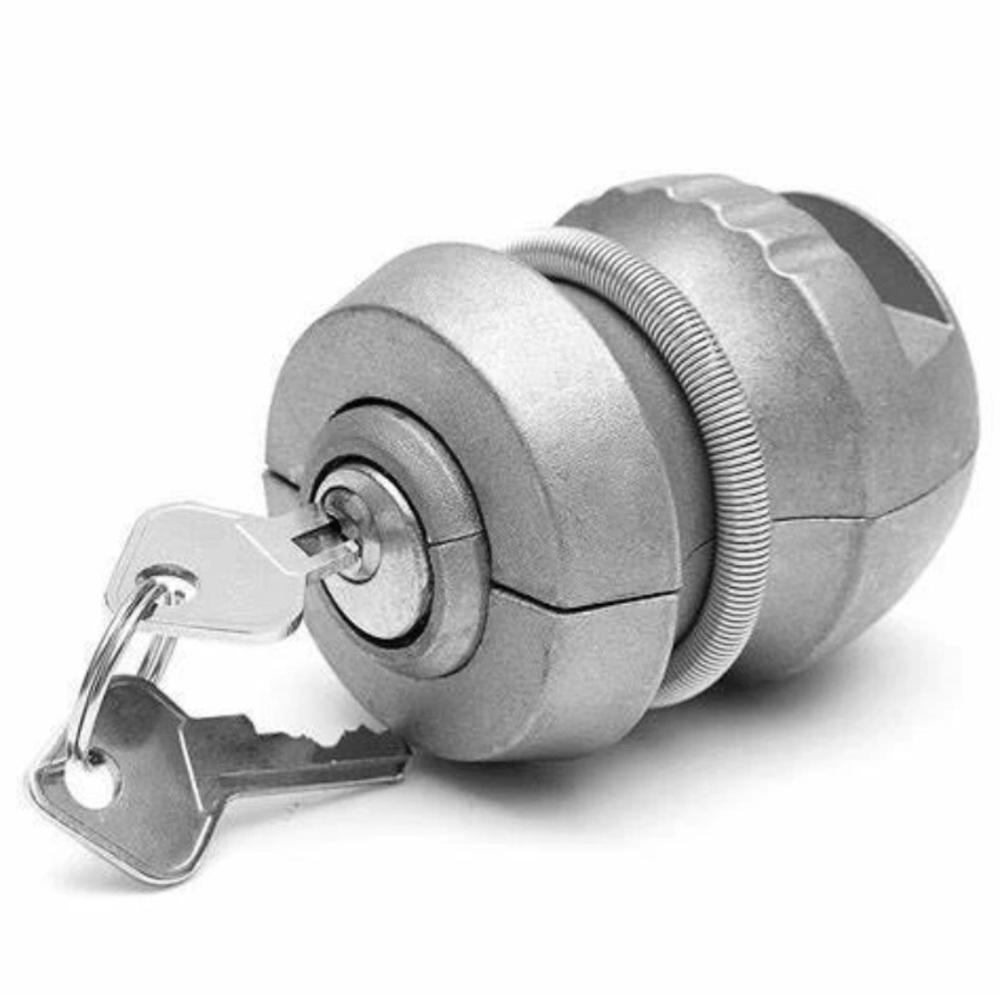 Gray Key Lock with Keychain - Picture 7 of 7